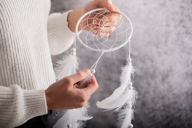 Beautiful handmade dreamcatcher