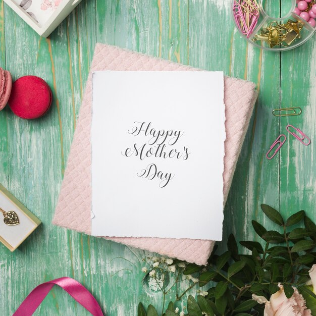 Beautiful happy mother's day card