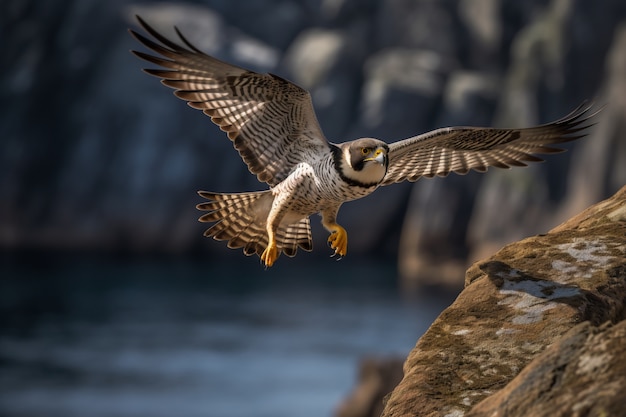 無料写真 自然の中の美しい鷹