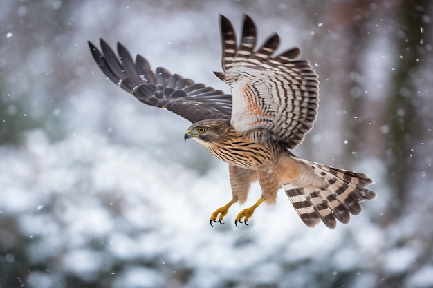 Foto gratuita bellissimo falco in natura