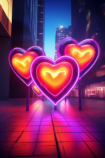 Free photo beautiful heart shape  outdoors