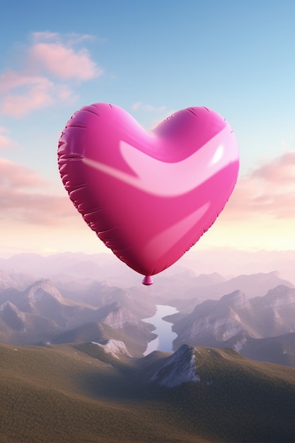 Free photo beautiful heart shape  outdoors