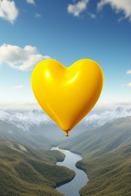 Free photo beautiful heart shape  outdoors