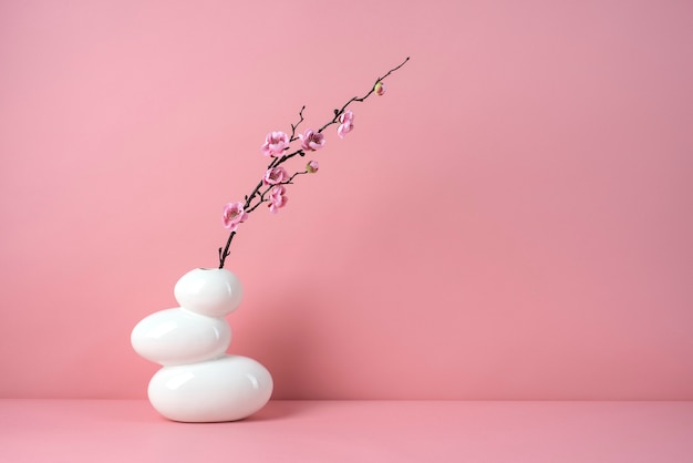 Foto gratuita bella composizione ikebana