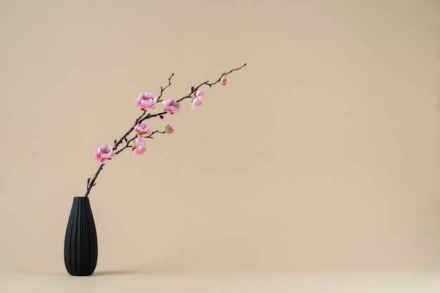 Beautiful ikebana arrangement