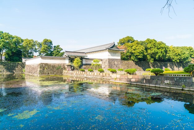 Beautiful Imperial palace building in Tokyo