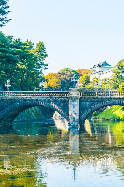 Beautiful Imperial palace building in Tokyo