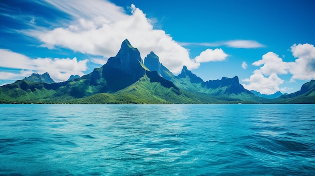 美しい島の風景