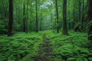 Foto gratuita beautiful japanese forest landscape