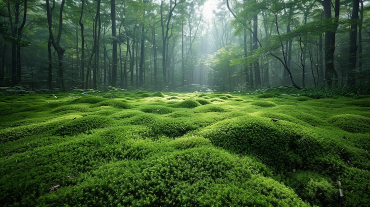 Free Photo beautiful japanese  forest scene