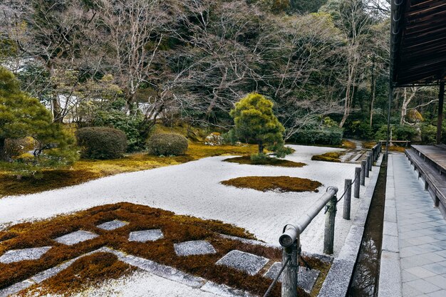 Foto gratuita bellissimo giardino giapponese
