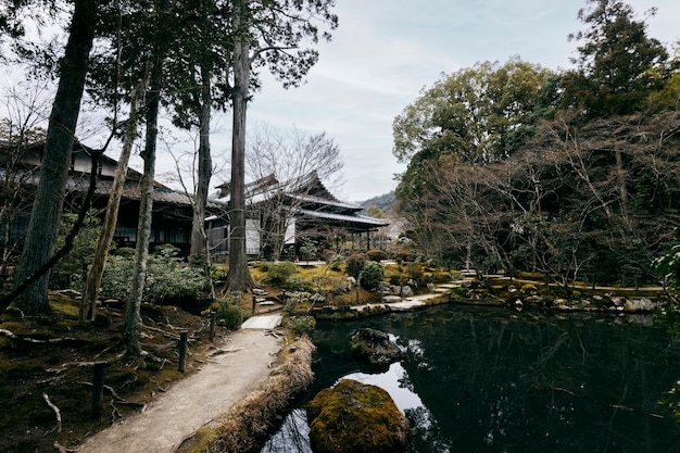 Foto gratuita bellissimo giardino giapponese