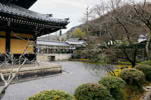 Foto gratuita bellissimo giardino giapponese
