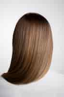 Free photo beautiful keratin treated hair