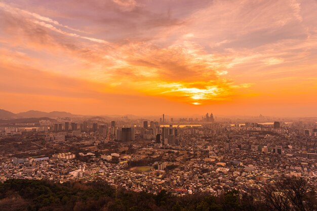 서울의 아름다운 풍경과 도시 풍경