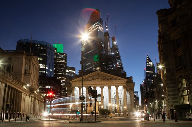 Beautiful london streets cityscape