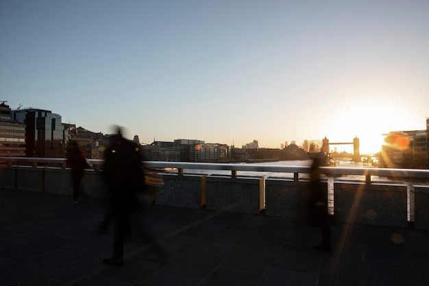 Beautiful london streets cityscape