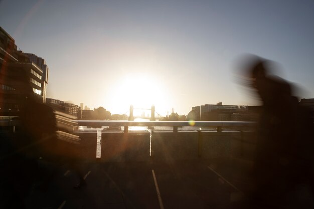 Beautiful london streets cityscape