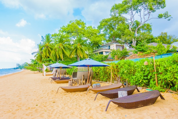 Beautiful luxury hotel swimming pool resort