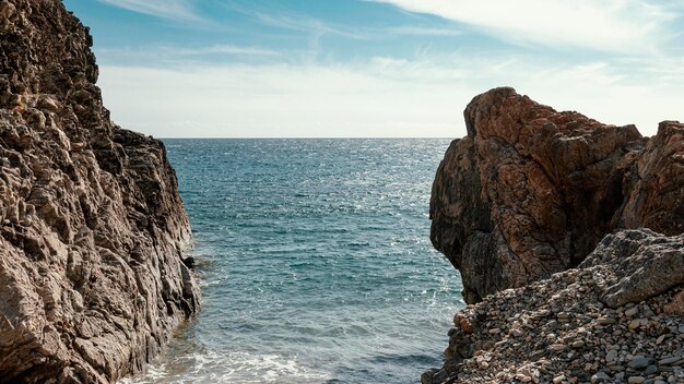 Beautiful marine view at the seaside