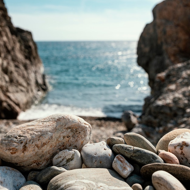 Beautiful marine view at the seaside