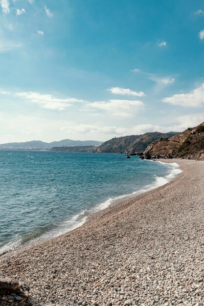 Beautiful marine view at the seaside