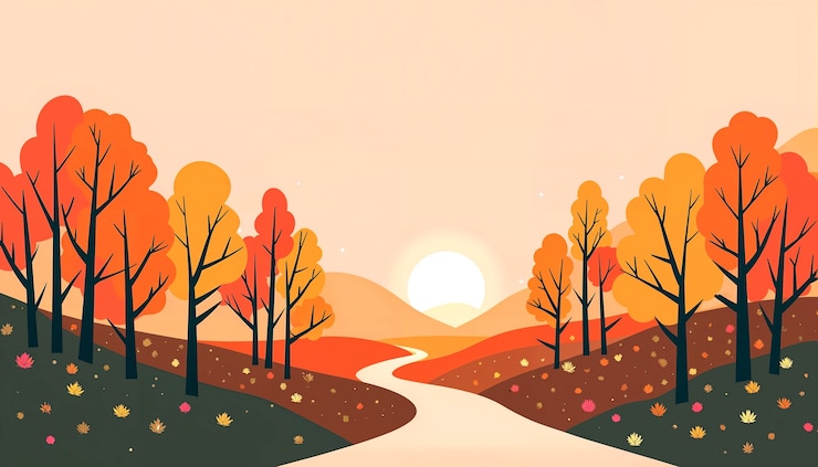 Free Photo beautiful minimalist landscape