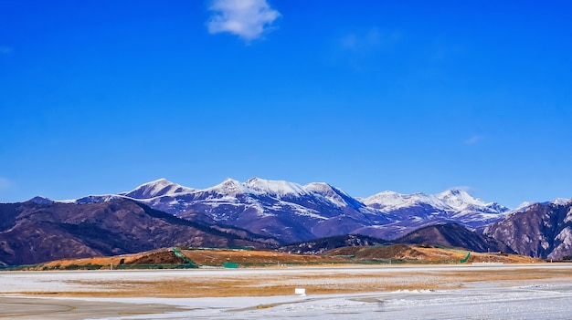 美しい山の風景