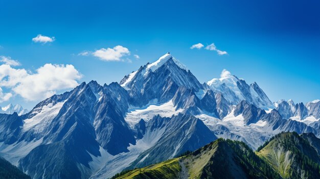 美しい山の風景