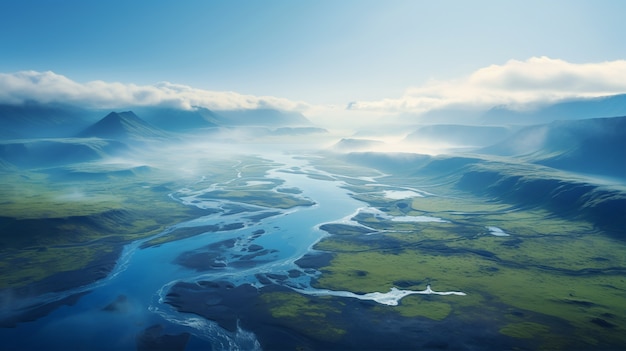 Foto gratuita bel paesaggio naturale dell'isola