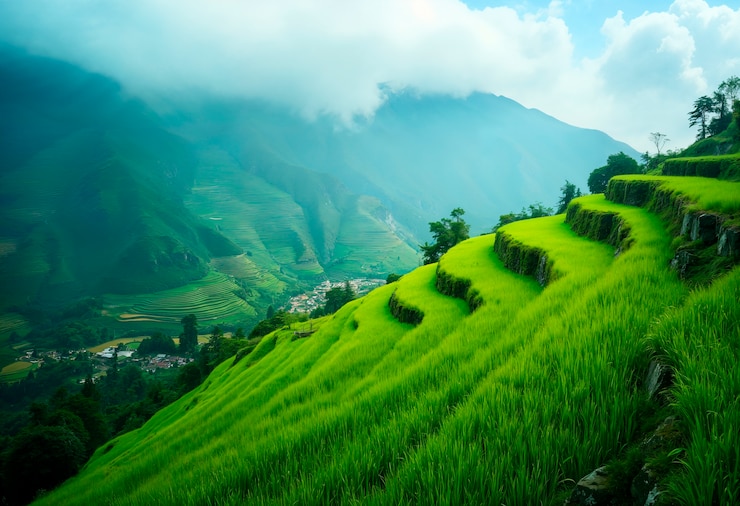 Free Photo beautiful natural landscape