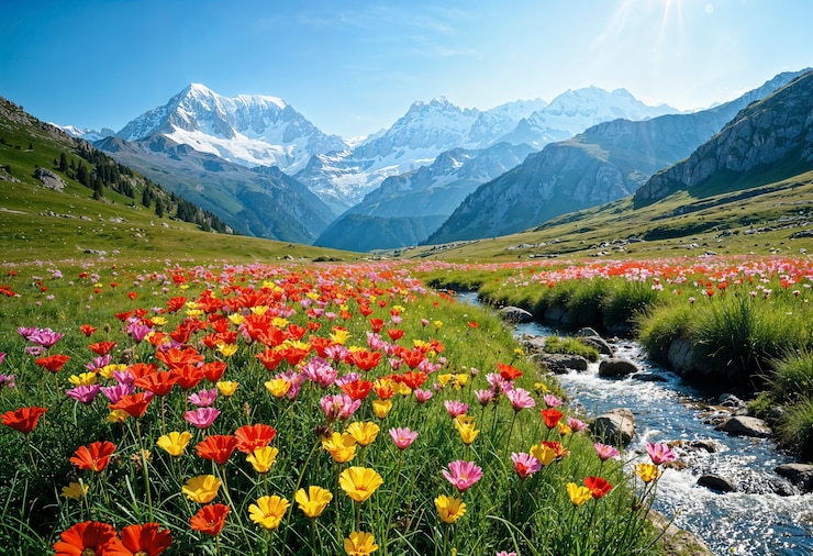 Free Photo beautiful natural landscape
