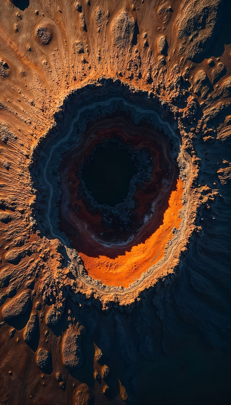 Free Photo beautiful nature aerial view