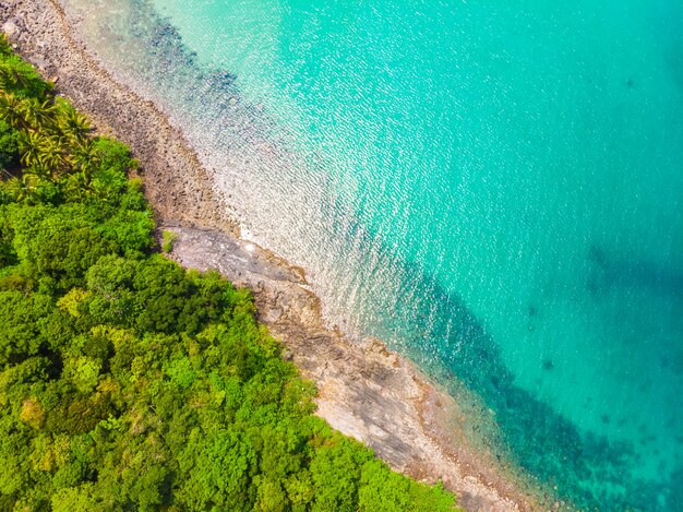 Beautiful nature tropical beach and sea