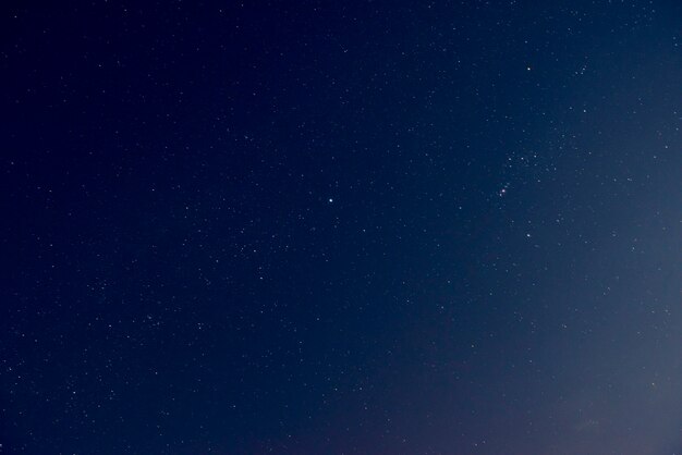 Beautiful Night Sky with Shiny Stars