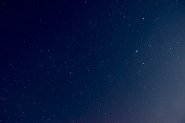 Красивое ночное небо с блестящими звездами