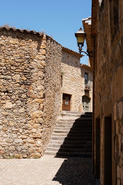 Beautiful old buildings view