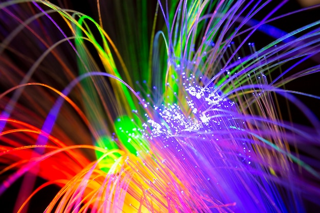 beautiful optical fiber detail