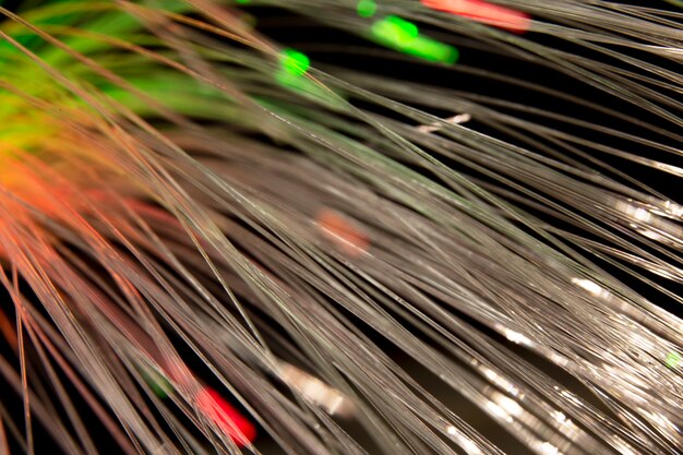 Beautiful optical fiber detail