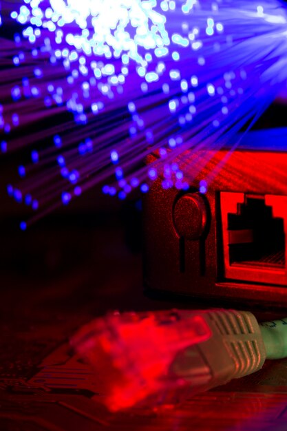 beautiful optical fiber detail