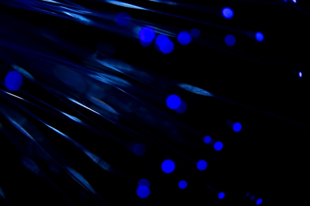 Free photo beautiful optical fiber detail