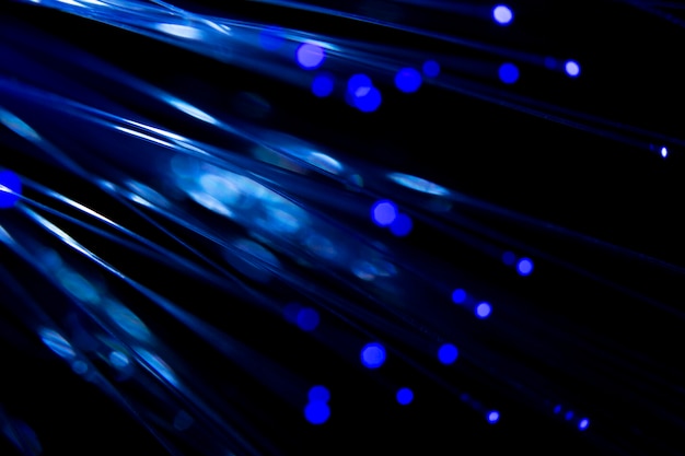 Beautiful optical fiber detail