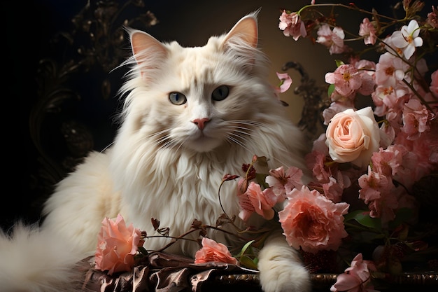 Free Photo beautiful persian cat photography