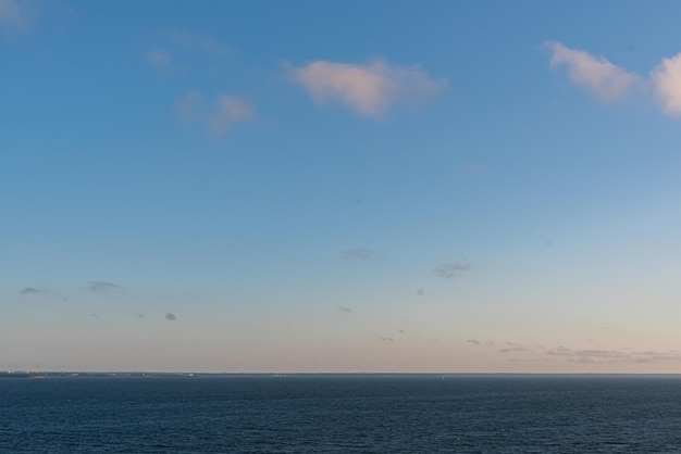 Beautiful photo of the sea and sky