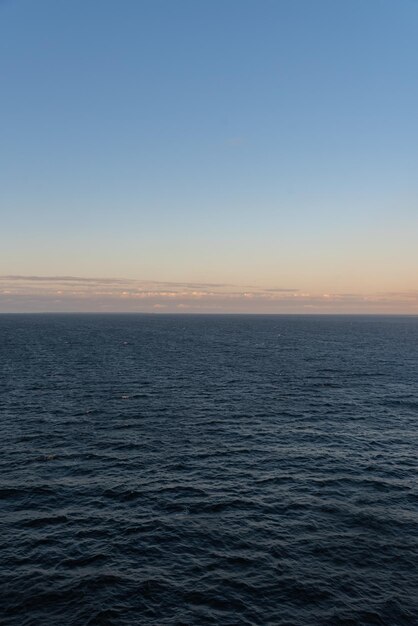 Beautiful photo of the sea and sky