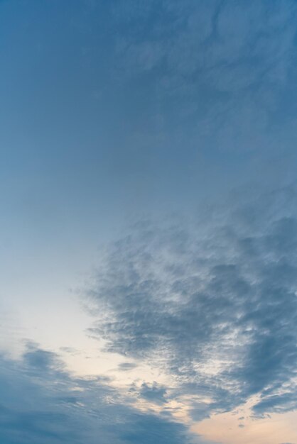 Beautiful photo of the sky and clouds