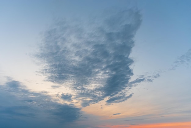 Free photo beautiful photo of the sky and clouds