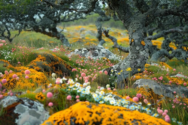 Beautiful plants in natural environment