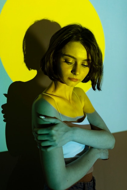 10代の女性の美しい肖像画