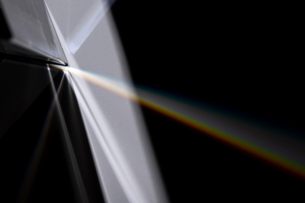 Beautiful prism light concept